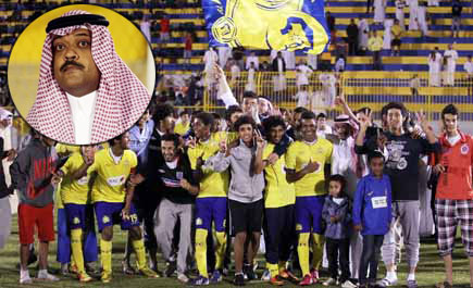 ناشئو النصر يحلقون أبطالاً لدوري الناشئين 