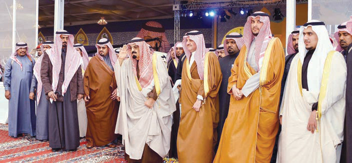 رئيس هيئة البيعة يرعى الحفل الختامي لمهرجان جائزة الملك عبدالعزيز لمزاين الإبل 