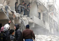 طائرات الأسد تقصف المدن السورية