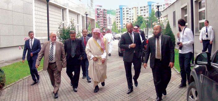 د. التركي يزور مركز الملك فهد الثقافي والملحقية الدينية السعودية بالبوسنة والهرسك 