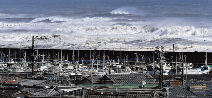 إعصار «فونجفونج» ضرب جزيرة كيوشو اليابانية 