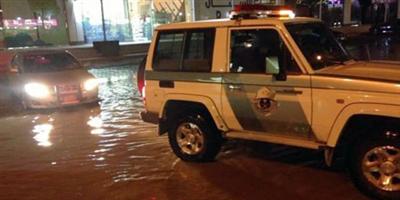 204 حوادث في العاصمة خلال الأمطار بثماني إصابات 