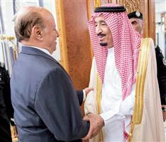 خادم الحرمين يستقبل الرئيس اليمني وولي عهد البحرين ورئيس مجلس الأمة بالكويت 