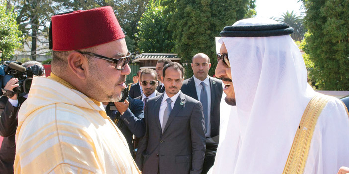 استقبله العاهل المغربي في قصر مرشان 