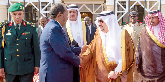 الرئيس الصومالي يغادر الرياض 