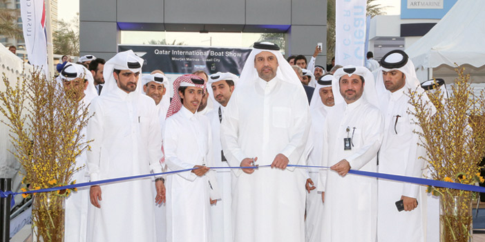 وزير الاقتصاد والتجارة يفتتح معرض قطر الدولي للقوارب 2015 