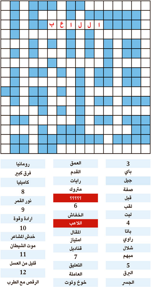 الكلمة المفقودة 