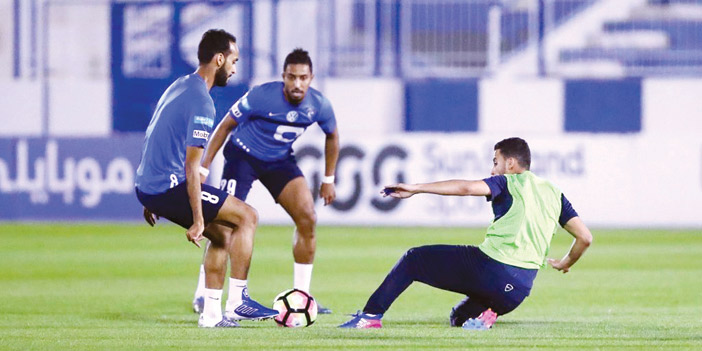  من مران الهلال أمس