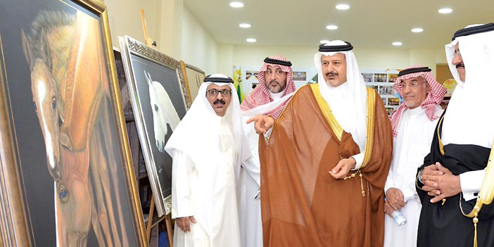  الأمير الدكتور فيصل بن محمد يتحدث عن لوحاته
