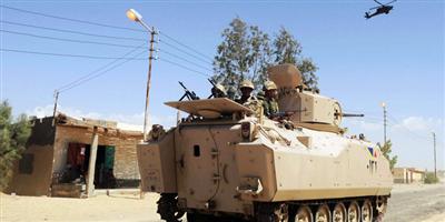 الجيش المصري يعلن مقتل 3 إرهابيين في سيناء 