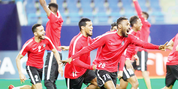  جانب من مران الهلال أمس