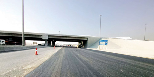 «النقل» تباشر العمل في المنطقة الواقعة بين تقاطع طريق الرياض وتقاطع بقيق 