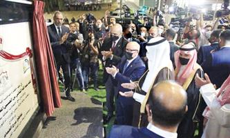 افتتاح مشروع تقاطعات «مرج الحمام» المرورية في عمّان كمنحة من المملكة 