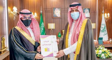 الأمير عبدالعزيز بن سعد ‏يستقبل مدير ميدان الفروسية 