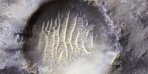 صورة جديدة من المريخ تحاكي بصمة إنسان 