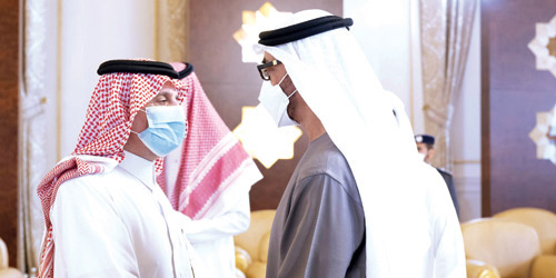 رئيس الإمارات يستقبل عدداً من الأمراء المعزين في وفاة الشيخ خليفة 