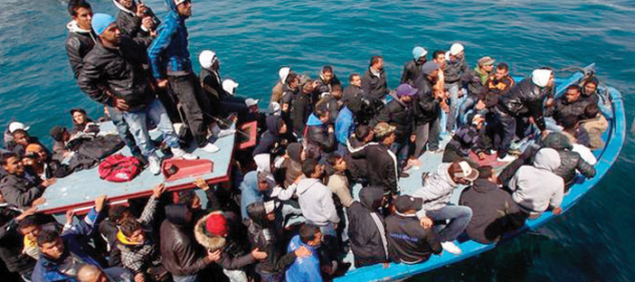 وصول أكثر من ألف مهاجر إلى إيطاليا 