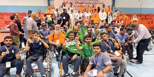 نادي تبوك لذوي الإعاقة يحقق المركز الثاني في بطولة غرب آسيا الثانية للبوتشيا 