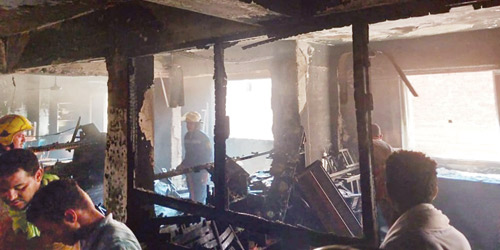 عشرات القتلى والجرحى في حريق بإحدى الكنائس في مصر 