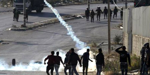 إصابة خمسة فلسطينيين في مواجهات مع الاحتلال 