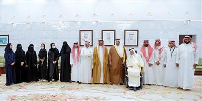 أمير منطقة الرياض بالنيابة يستقبل مجلس إدارة جمعية «رؤية» 