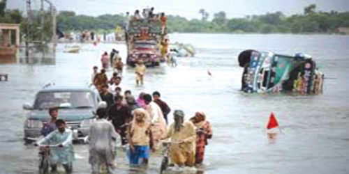 ارتفاع حصيلة ضحايا الفيضانات في باكستان إلى 1162 قتيلاً 