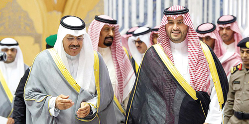  رئيس مجلس الوزراء بدولة الكويت خلال وصوله إلى جدة