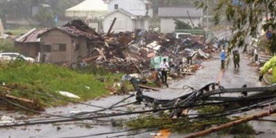 إعصار «نانمادول» يضرب جنوب اليابان 