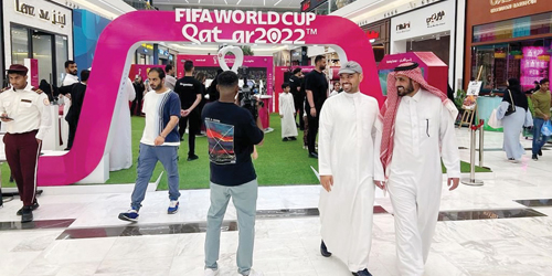 الجولة الترويجية لمونديال قطر في السعودية تشهد إقبالاً جماهيرياً كبيراً 