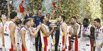 إسبانيا تحقق لقب كأس أوروبا لكرة السلة 