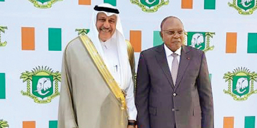 السفير الغريري يحضر حفل استقلال ساحل العاج 