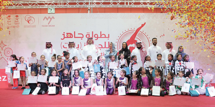اختتام بطولة الفتيات للجمباز في الرياض 