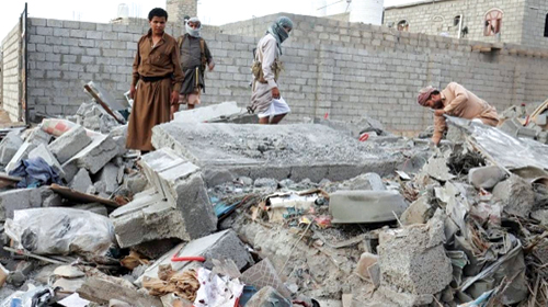  جانب من استهدافات الحوثيين للمواقع المدنية في اليمن