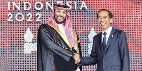 ولي العهد يبعث برقية شكر لرئيس إندونيسيا: 