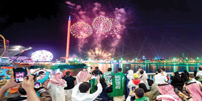 «موسم الرياض» يتشح بالأخضر 