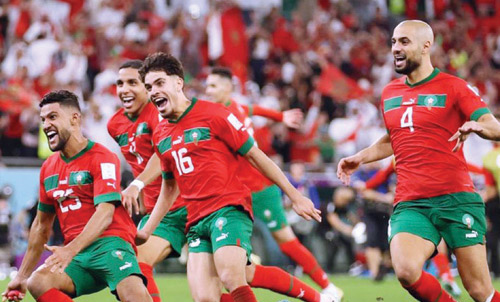 المغرب هزم إسبانيا ووصل لربع النهائي 