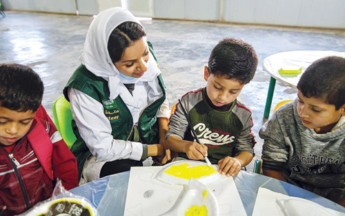 تدشين برنامج تطوعي في مخيم الزعتري للاجئين السوريين 