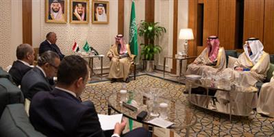 رفض سعودي - مصري لمحاولات أطراف إقليمية للتدخل في الشؤون الداخلية للدول العربية 