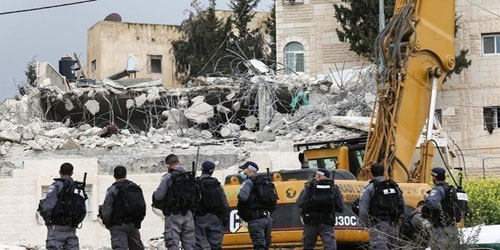 قوات الاحتلال تهدم 33 منزلاً ومنشأة فلسطينية الشهر الماضي 