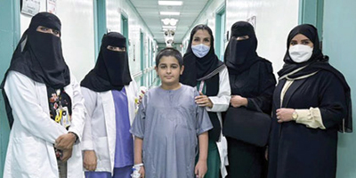 جسفت تعايد الأطفال المنومين بمدينة الملك سعود الطبية 