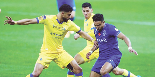  من مباراة سابقة بين الهلال والنصر