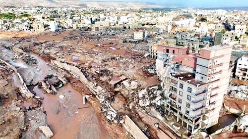 بعد إعصار دانييل المتوسطي.. مأساة تجتاح ليبيا 
