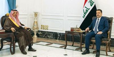 وزير الخارجية بحث مع رئيس الوزراء العراقي القضايا الإقليمية والدولية 