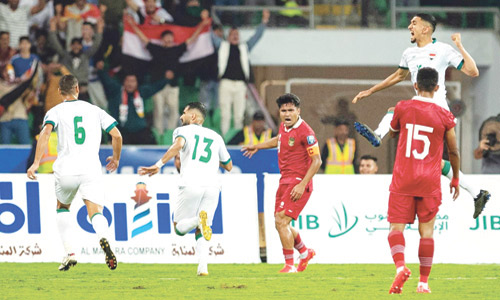  العراق فاز على إندونيسيا 3-1