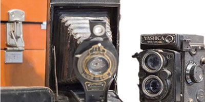 كاميرات نادرة توثق تاريخ الإعلام السعودي في متحف «حسمى» 