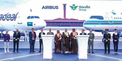 وزير النقل افتتح مؤتمر مستقبل الطيران والسعودية تشتري 105 طائرات من إيرباص 
