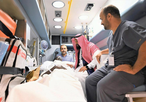 «الصحة»: نقل 18 حاجا عبر 31 عربة إسعافية من المدينة إلى المشاعر 