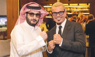 تركي آل الشيخ حضر عرض «أولاد رزق 3» في الرياض 