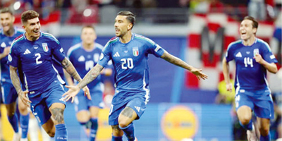 إيطاليا تدافع عن لقبها أمام سويسرا.. وألمانيا بجماهيرها تواجه الدنمارك 