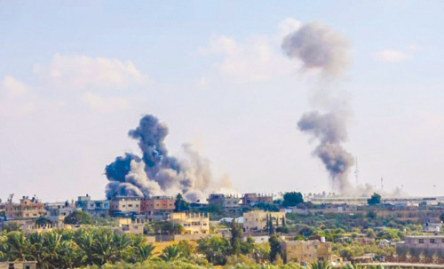 قصف إسرائيلي على مناطق وسط القطاع 